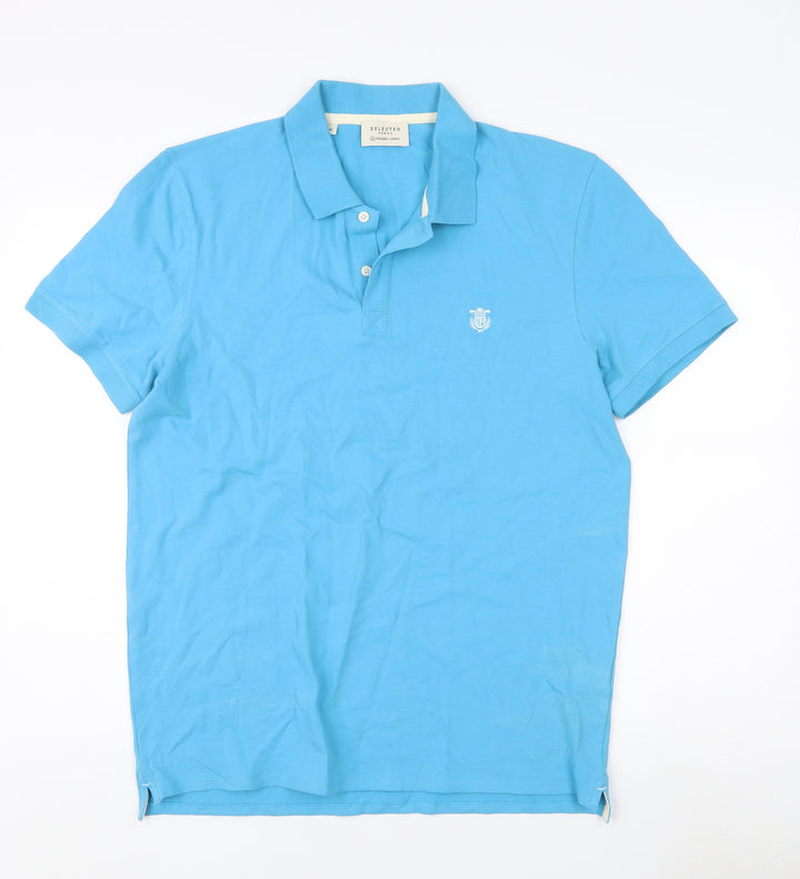 Selected Homme Blue Men's XL Polo Shirt