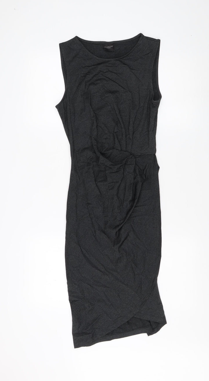 Selected Femme Women's Black Sleeveless Dress XS