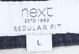 Next Men's Colourblock Collared T-Shirt Large