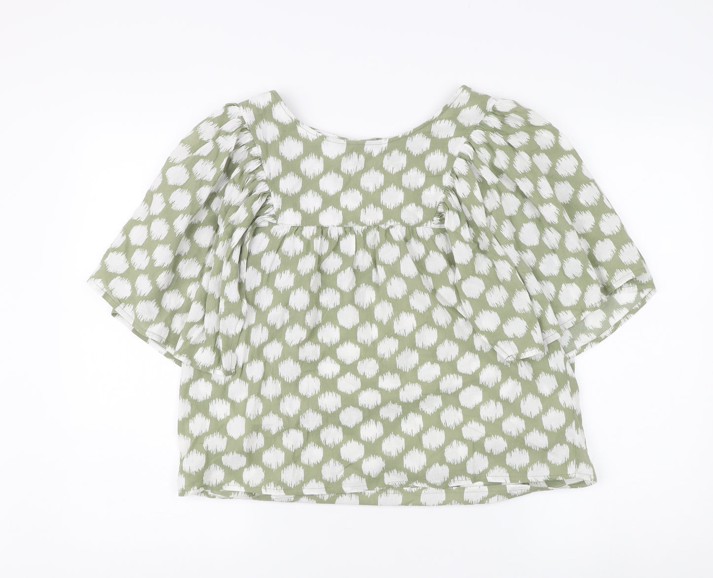 Marks and Spencer Women's Green Blouse UK 8