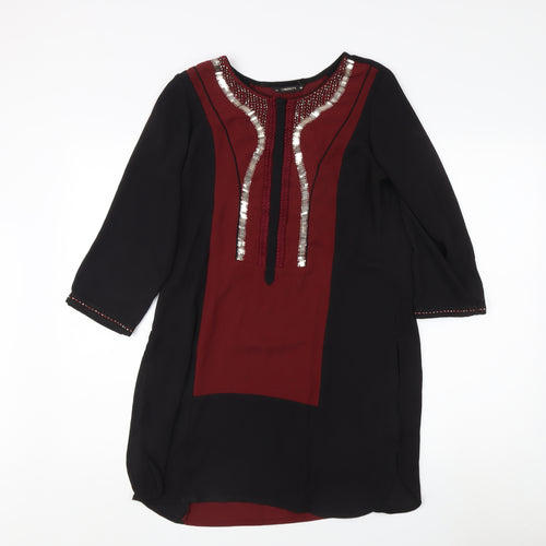 Lakshita Women's Colourblock Top, M, Beaded, Party Wear