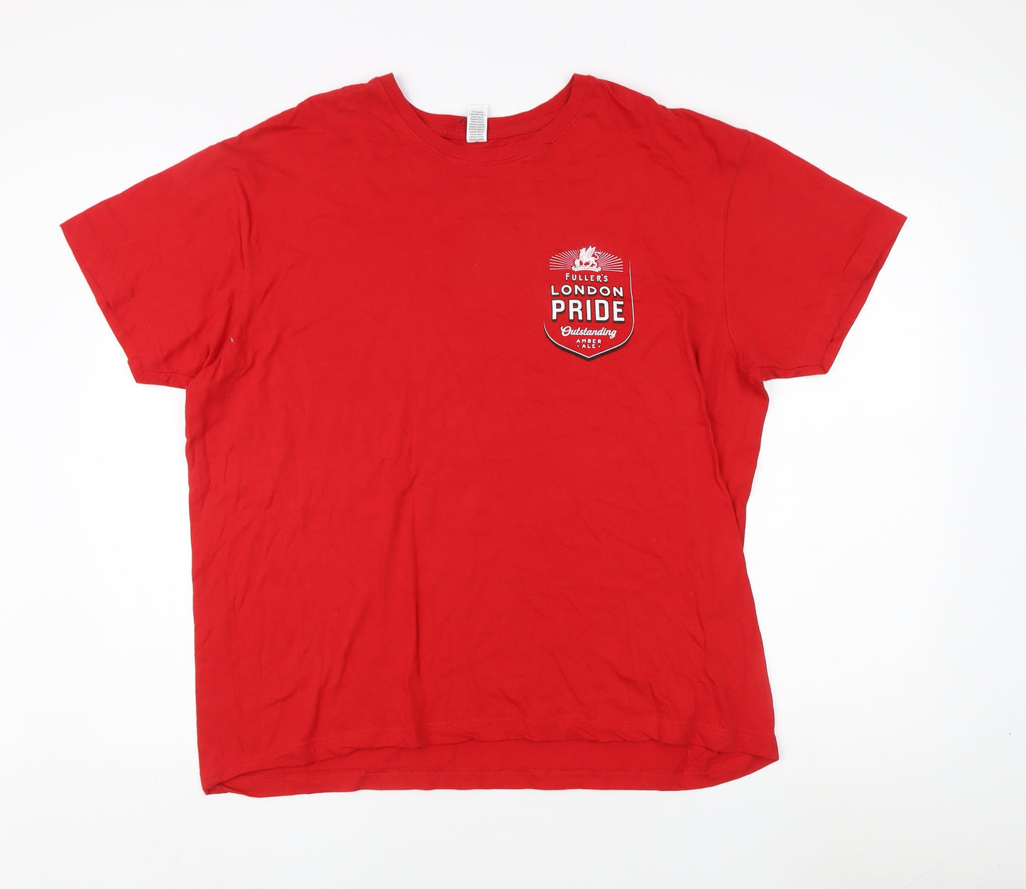 Roly Men's Red 2XL Crew Neck London Pride T-Shirt