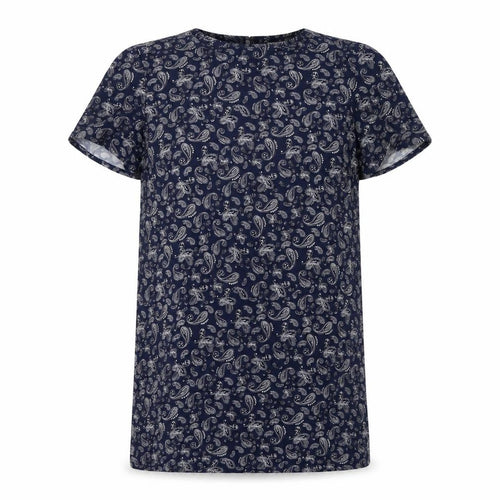 Mango Women's Blue Paisley Dress Size S