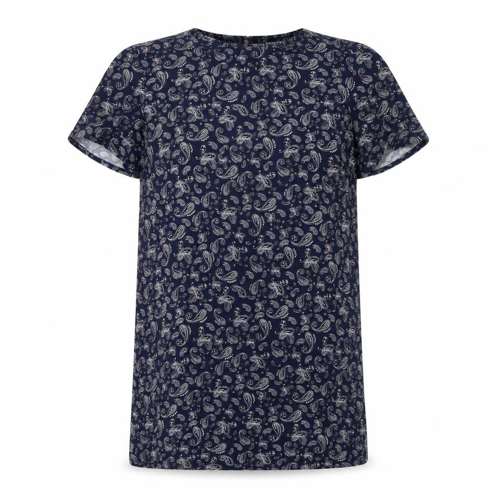 Mango Women's Blue Paisley Dress Size S
