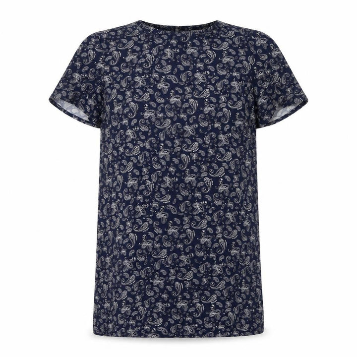 Mango Women's Blue Paisley Dress Size S
