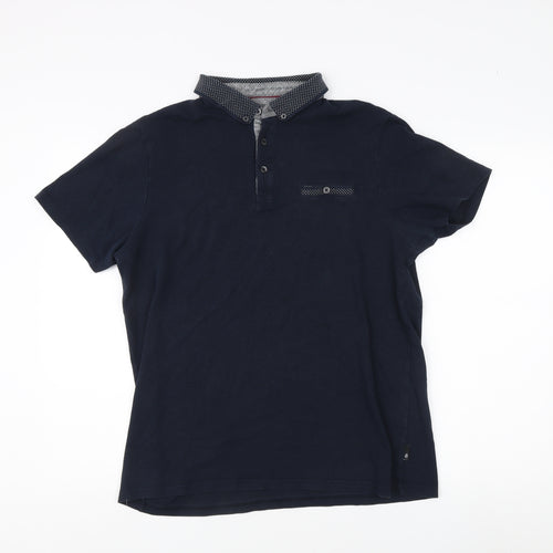 Burton Menswear Black Polo Shirt, Men's L, Regular Fit