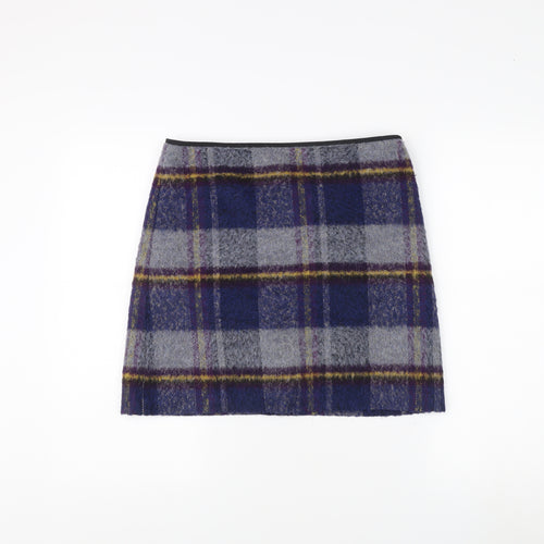 Marks and Spencer Women's Multicoloured Knee Length Plaid Skirt