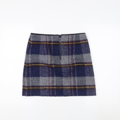 Marks and Spencer Women's Multicoloured Knee Length Plaid Skirt