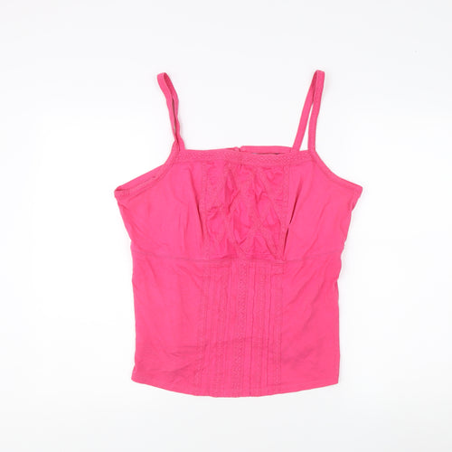 Monsoon Pink Camisole Tank Top, Women's Size 18