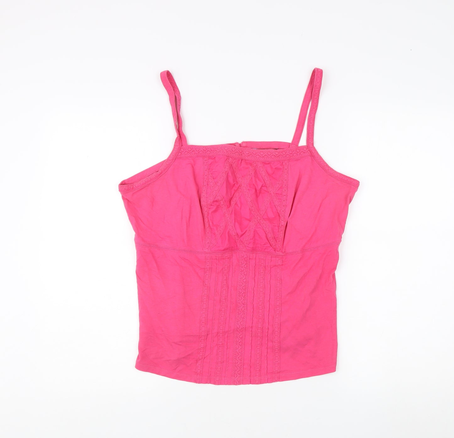 Monsoon Pink Camisole Tank Top, Women's Size 18