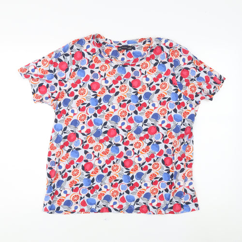 Marks and Spencer Women's Multicoloured T-Shirt Size 16