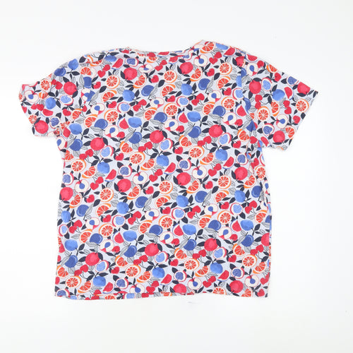 Marks and Spencer Women's Multicoloured T-Shirt Size 16