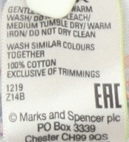 Marks and Spencer Women's Multicoloured T-Shirt Size 16