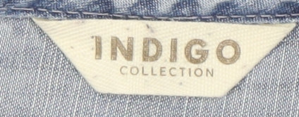 Marks and Spencer Blue Tunic Blouse Size 20, Indigo Collection