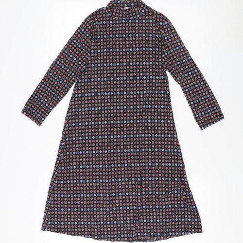 Pull & Bear Women's Multicoloured Geometric Dress S