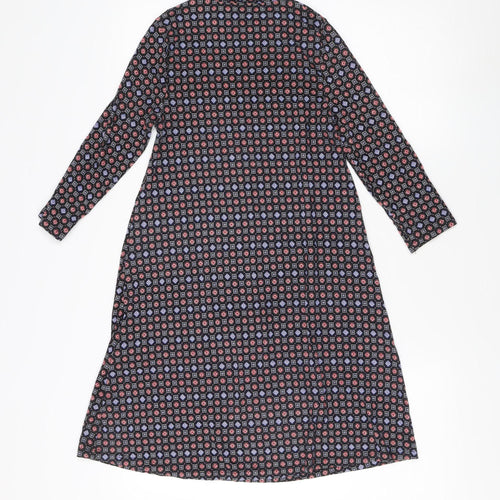 Pull & Bear Women's Multicoloured Geometric Dress S