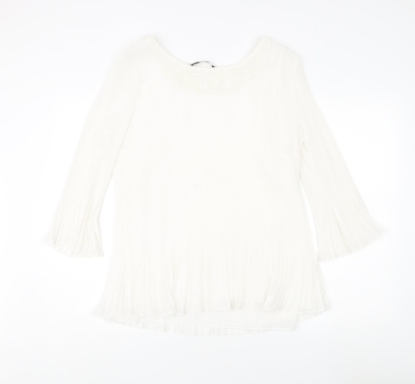 David Emanuel Ivory Blouse Women Size 20