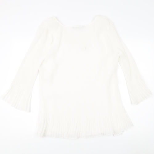 David Emanuel Ivory Blouse Women Size 20