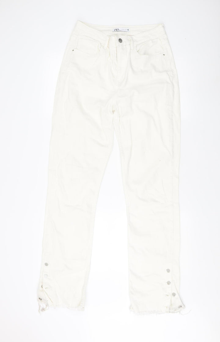 Zara Women's White Jeans Size 12