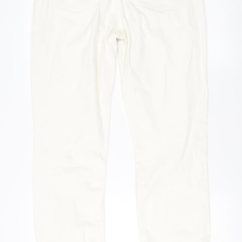 Zara Women's White Jeans Size 12