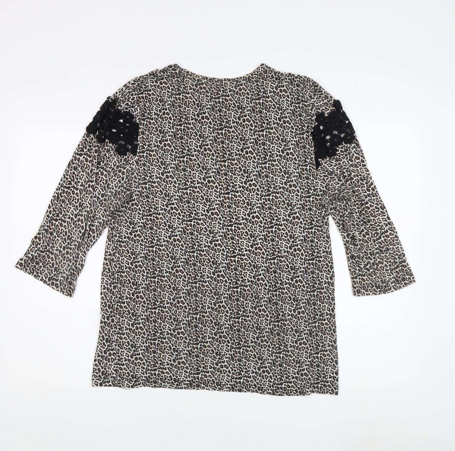 Studio Women's Multicoloured Tunic, Size 16, Animal Print