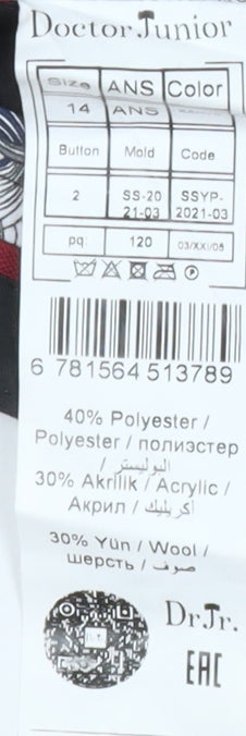 Doctor Junior Teens Black Dress Pants Size 14