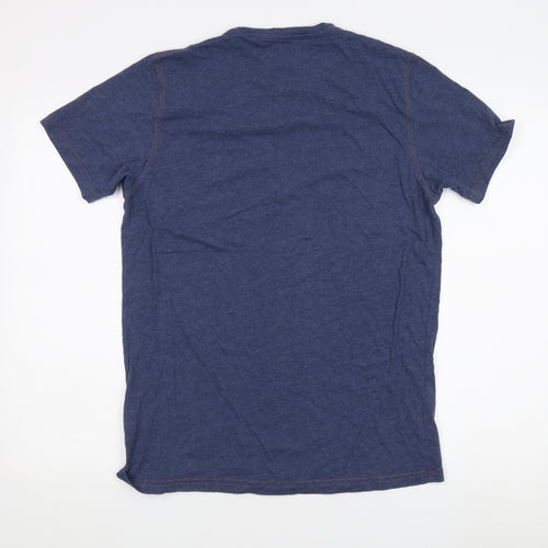 Next Men's Blue Graphic T-Shirt, Size M, Short Sleeve
