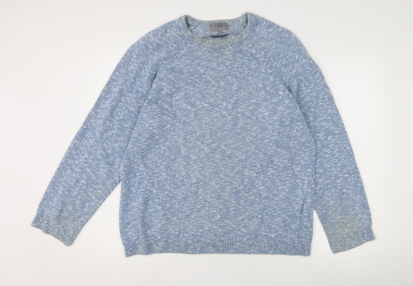 Marks and Spencer Men's XL Blue Pullover Jumper