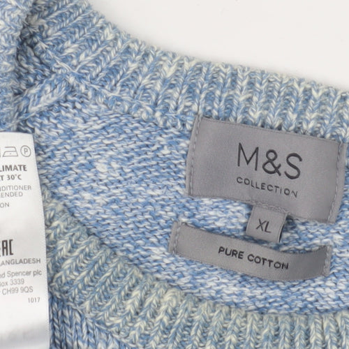 Marks and Spencer Men's XL Blue Pullover Jumper