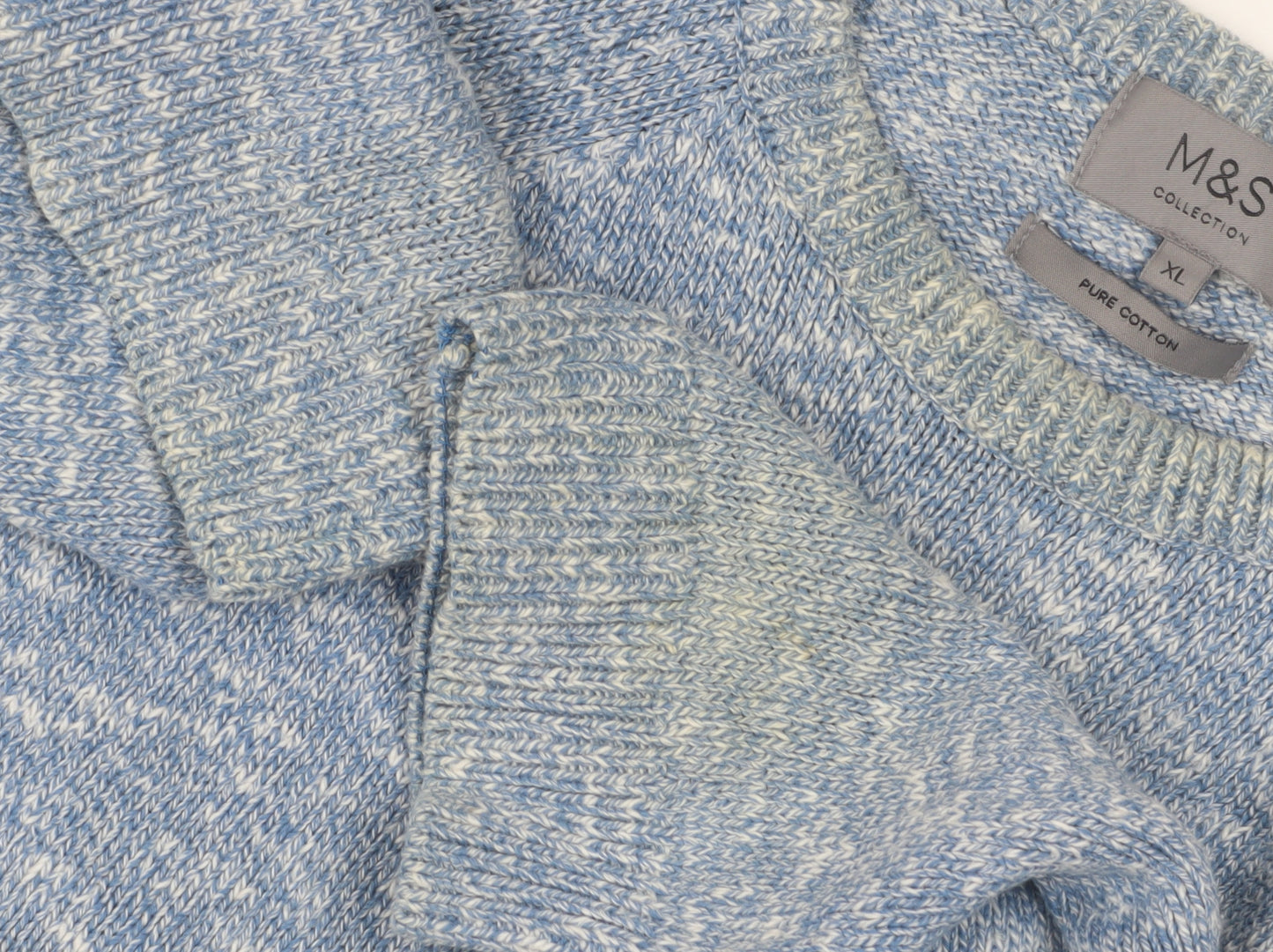 Marks and Spencer Men's XL Blue Pullover Jumper
