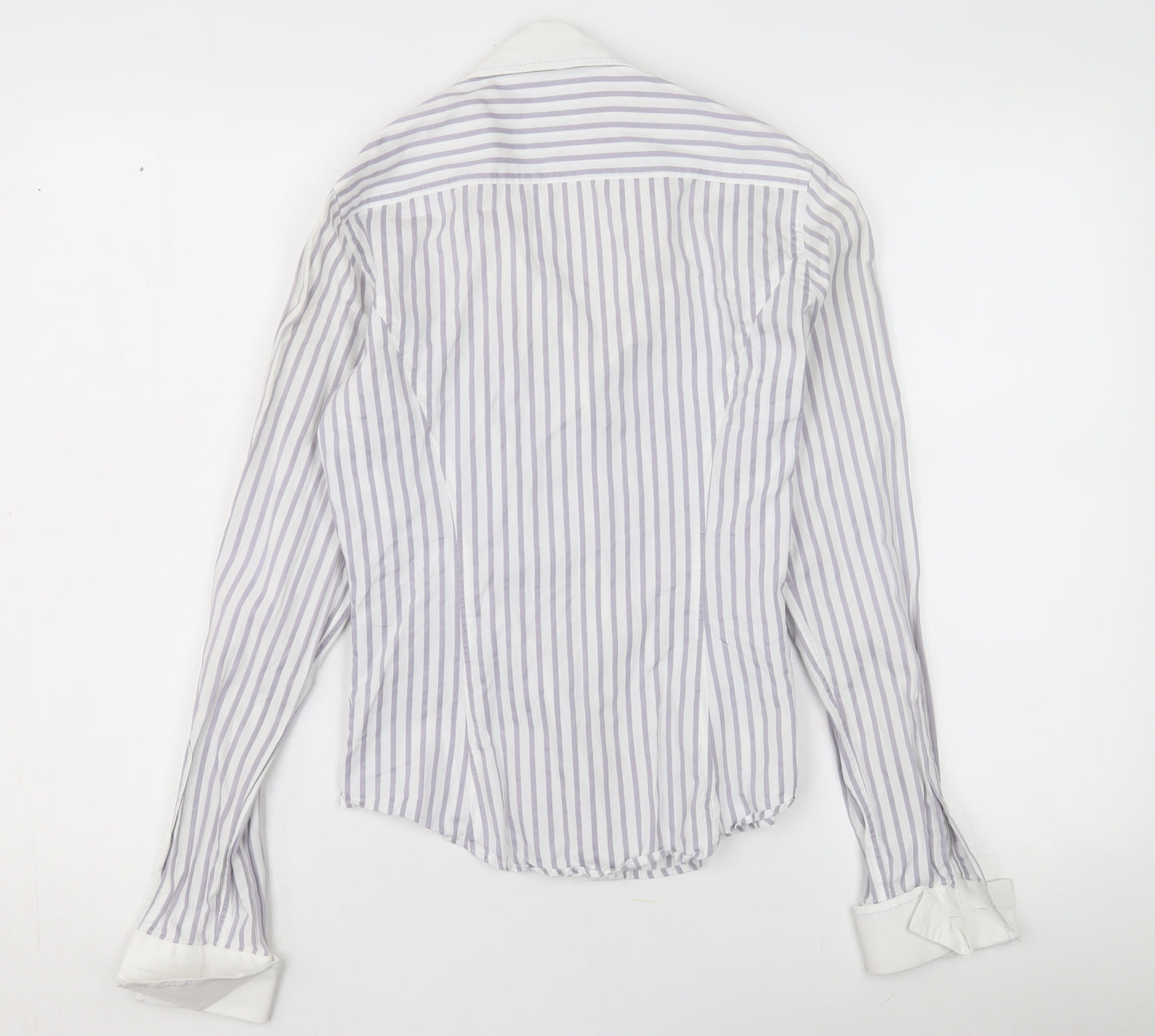 TM Lewin Women's Striped Button-Up Shirt Size 8