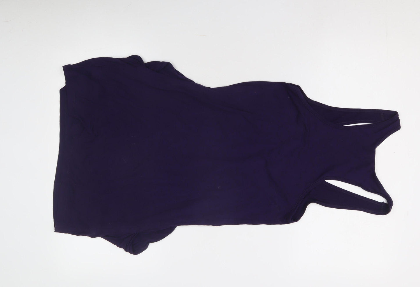 Warehouse Women's Purple Scoop Neck Tank Top Size 10