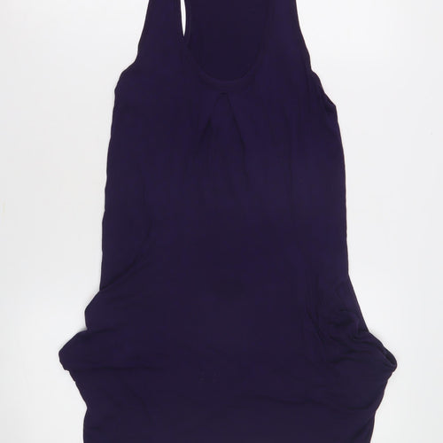 Warehouse Women's Purple Scoop Neck Tank Top Size 10