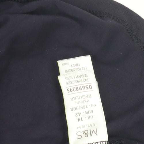 Marks and Spencer Women Navy 3/4 Sleeve Dress