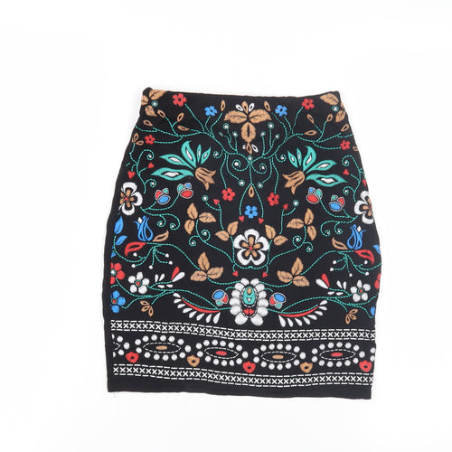 PrettyLittleThing Women's Multicoloured Floral Skirt