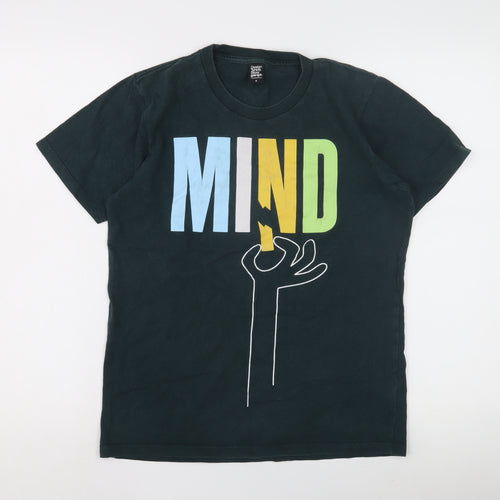 Design Tshirts Store Graniph Black Graphic T-Shirt, Small