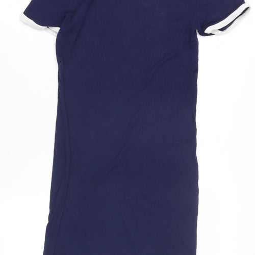 Forever 21 Women's Blue T-Shirt Dress, L, Casual Summer