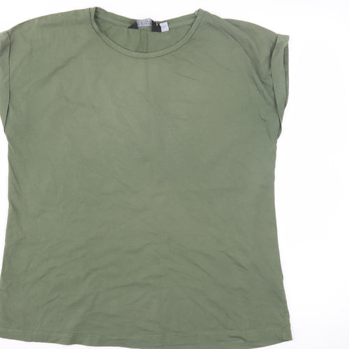 Dorothy Perkins Women's Green Basic T-Shirt, Size 14