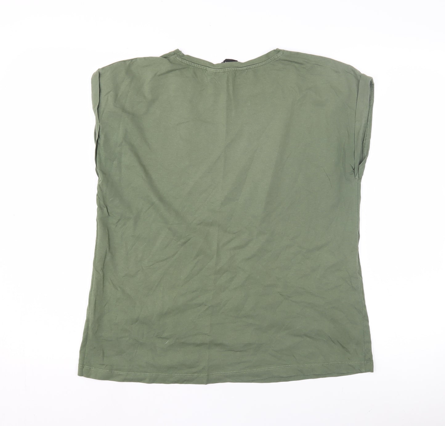 Dorothy Perkins Women's Green Basic T-Shirt, Size 14