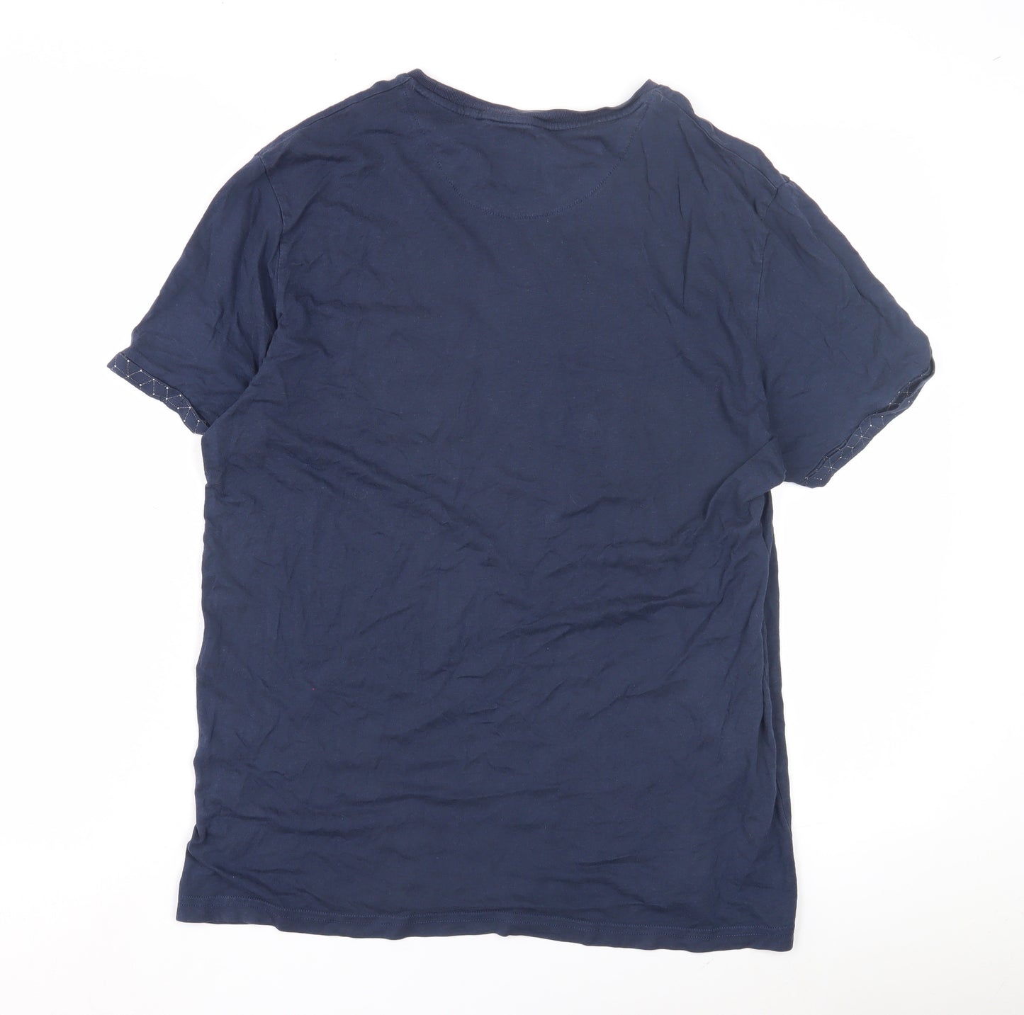 Burton Men’s Blue Cotton Crew Neck T-Shirt Medium