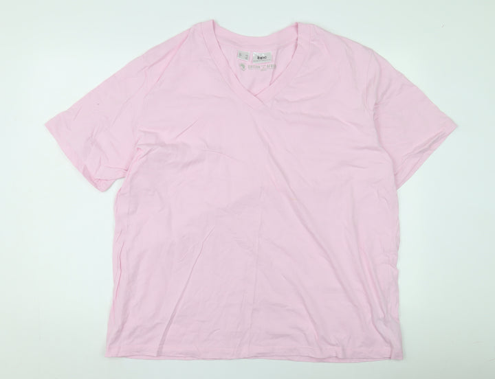 Bonprix Collection Women's Pink XL V-Neck T-Shirt