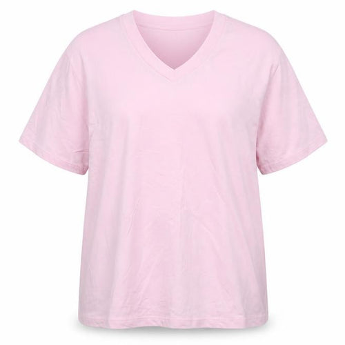 Bonprix Collection Women's Pink XL V-Neck T-Shirt