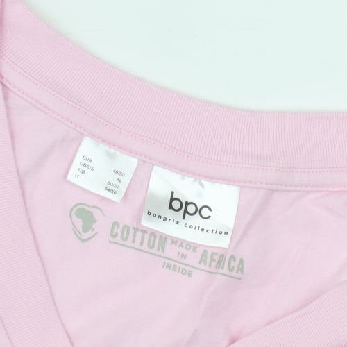Bonprix Collection Women's Pink XL V-Neck T-Shirt
