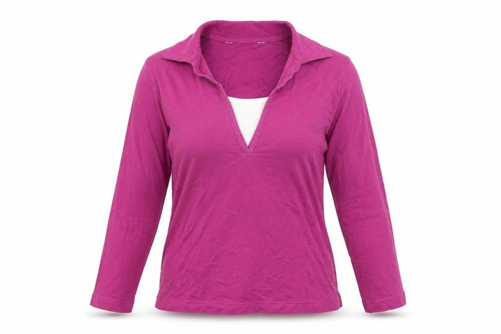 Debenhams Women's Purple V-Neck Blouse Size 10