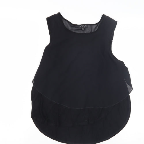 Topshop Black Camisole Tank Top, Size 8, Women's Casual