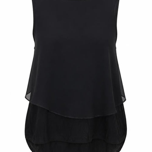 Topshop Black Camisole Tank Top, Size 8, Women's Casual