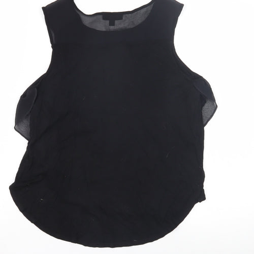Topshop Black Camisole Tank Top, Size 8, Women's Casual
