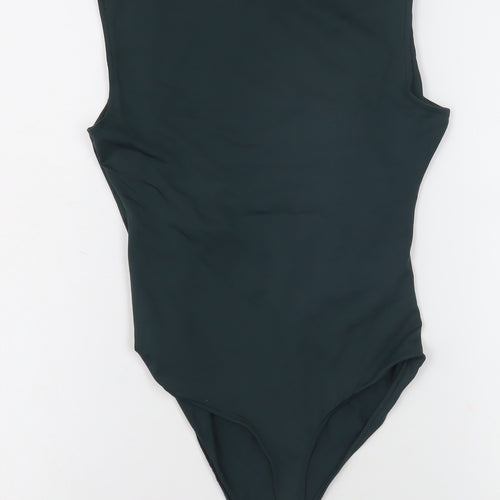 Zara Women Green Sleeveless Bodysuit M