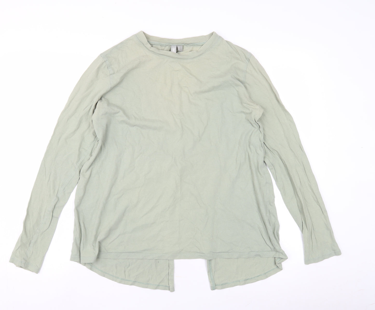ASOS Women's Green Long Sleeve T-Shirt Size 8