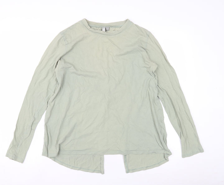 ASOS Women's Green Long Sleeve T-Shirt Size 8